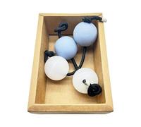 Kashaka Shager - 1 par de bolas tradicionales rítmicas musicales | Instrumentos de agitación de percusión manual | Para Adultos Amigos Inicio Halloween Acción de Gracias Fiesta De Cumpleaños