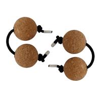 Kashaka Shaker - 2 pares Instrumentos de percusión en boya rítmica en | Asalato African Percussion Balls for Music Lovers, Wedding, Conciertos, Instrumento de percusión clásica de mano, tradit