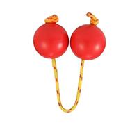 Kashaka Shaker, instrumento de pelota de percusión, diseño de bola gemela resistente, cable de agarre fácil, agitador de música manual, ideal para entretenimiento en el hogar, grabación de estudio, ac