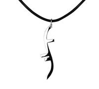 Kashasin S925 - Collar con símbolo de hélice, colgante para hombres, mujeres, escuela, estudiantes, compañeros de clase, amigos, regalo, Plata esterlina