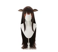 Kashino Cosplay Wig Game Azur Lane Women Heat Resistant Synthetic Brown Cosplay Wig Kashino Cosplay
