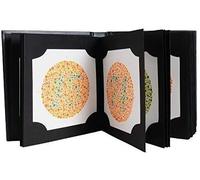 KASHSURG Ishihara - Libros de tabla de pruebas para deficiencia de color, 38 platos edición 2018 con manual de usuario y occluder de un ojo