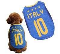 Kashyke Camiseta para perros del Mundial 2026, camiseta transpirable para ventiladores de mascotas para perros pequeños/medianos para animar a la selección nacional, regalo para perros pequeños