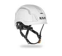 KASK ZENITH X Hi-Viz - Casco de construcción fluorescente, casco de escalada, casco de trabajo, rueda giratoria, EN397, EN50365, EN12492, color: blanco