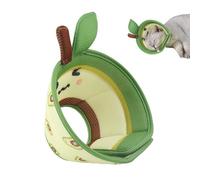 Kasmole Collar Isabelino para Gatos - Cono de Cuello de Gato Ajustable con patrón de Animales Lindos,Donut de Gato para Gatos y Perros, Donut de Cuello de Perro, Cono de Gatito, Cono de Perro pequeño