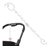 Kasmole Correa para atrapar Juguetes, Correas de Seguridad de para Cochecito estirables, Esencial de Viaje para niños pequeños para mordedor, mordedor, Silla Alta, cunas, Clip