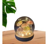 Kasmole Crea tu propia luz nocturna - Luz nocturna con bola de medusa con temática del mundo sub- Decoraciones de mesa para dormitorio, sala de estudio, habitación infantil, dormitorio.