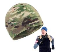 Kasmole Gorras de Reloj de Polar | Gorras de Invierno forradas con Polar para Hombres | Gorras de Reloj cálidas de Invierno de Polar, Gorro Térmico en Forma de Cabeza de Muerte, Gorras