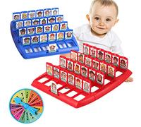 Kasmole Juego de Mesa Guess, Cartas de Juego Guess,Juego de adivinanzas para niños y Adultos - Juego de Rompecabezas Interactivo, rompehielos para Fiestas, Mejora la comunicación y Las Habilidades