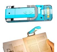 Kasmole Lectura - Luces Libro LED con lámpara - Luces Lectura portátiles y Recargables con Abrazaderas para Acampar, Amantes los Libros, Viajar, estudiar, niños