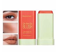 Kasmole Maquillaje rubor mate en crema para mejillas, para pieles maduras | 0.6oz Cheek Tint Blush Stick, Larga duración