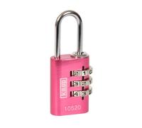 Kasp K10520PIND - Candado de combinación, aluminio, 20 mm, rosa