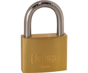Kasp K12050SD - Candados de latón con Arco de Acero Inoxidable - 50 mm
