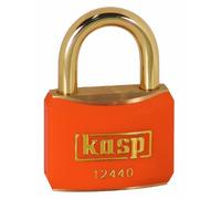 Kasp K12440ORAD - Candados de latón de colores - 40 mm - naranja