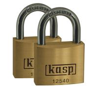 Kasp K12540D2 - Candados de latón de primera calidad: paquetes de dos unidades - 40 mm