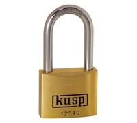 Kasp K12540L40D Candado de latón Premium 125, Dorado, 40 x 40 mm