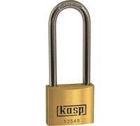 Kasp K12540L63A5 Premium Candado de Latón - 50x80mm - Arco Largo - KA25405