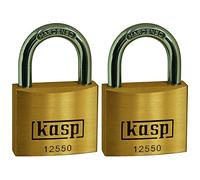 Kasp K12550D2 - Candados de latón de Primera Calidad: Paquetes de Dos Unidades - 50 mm