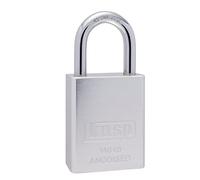 Kasp K14040SILD - Candado de Aluminio, 38 mm, Gris Plateado