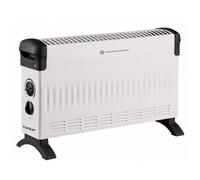 Kaspar Radiador 2000 W, calefacción eléctrica con termostato, turbo | 3 niveles de potencia de 750, 1250 y 2000 W, para habitaciones de hasta aprox. 20 m², protección antivuelco y