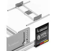 Kasper Solutions® - Enrutador plano - Guía lineal XXL - riel guía de fresado superior - estable y robusto - accesorios para fresado superior - Carril deslizante de mesa - fresado plano para fresado