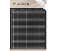 Kassenbuch A4 für Kleinunternehmer, Vereine und auch als Haushaltsbuch: 120 Seiten | Über 4.000 Einträge | Ideal für die effiziente Verwaltung von Einnahmen und Ausgaben | ohne USt.