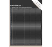 Kassenbuch A4 für Kleinunternehmer, Vereine und auch als Haushaltsbuch: 120 Seiten | Über 4.000 Einträge | Ideal für die effiziente Verwaltung von Einnahmen und Ausgaben | ohne USt.