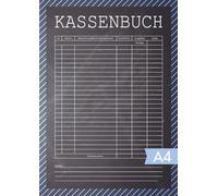 Kassenbuch DIN A4 für Kleinunternehmer, Vereine, Haushalt usw. | für Einnahmen-Ausgaben ohne MwSt.: Team Blau
