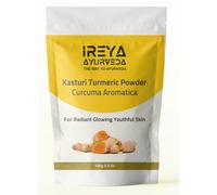 Kasthuri Manjal Polvo para el cuidado de la piel y la cara 35 oz Kasturi C?rcuma C?rcuma silvestre en polvo Curcuma Aromatica Ayuda en G