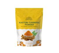 Kasthuri Manjal - Polvo para el cuidado de la piel y la cara, polvo de cúrcuma silvestre, cúrcuma aromática, ayuda a brillar el acné de la piel y la piel radiante (277 g)