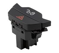 KASturbo Botón de Luz Advertencia Peligro, Bloqueo y Desbloqueo Interruptor Emergencia para B-MAX C-MAX Ecosport Fiesta Focus Kuga Transit 1767567 1519127