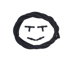 KASturbo Kit universal de manguera de limpiaparabrisas con conector de manguera para conectar la bomba de agua y las boquillas