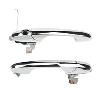 KASturbo - Manija de puerta exterior cromada para lado derecho del conductor y del pasajero izquierdo para Fiat 500 2007-2020, Abarth 500 2008-2020, reemplaza 735485876 735485875