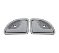 KASturbo Manija de Puerta Interior Delantera Izquierda Derecha Compatible con Renault 1997 1998 1999 2000 2001 2002 2003-2007 Kangoo 1997-2003 Twingo