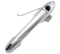 KASturrboo KASturbo 735592012 Manija de puerta de coche derecha para pasajero, manija exterior cromada con volante a la derecha para F-ait 500 735485872