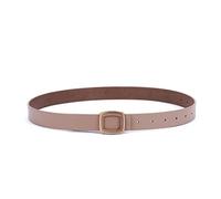 KASUK Women's Belt Jeans Belt Women's Belt Fashion Square Metal Buckle Belt Ladies Black Cinturones Casuales (Color : 1, Size : 105CM)