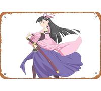 Kasumi, Bofuri: I Don't Want To Get Hurt So I'll Max Out My Defense - Póster de anime para decoración de pared del hogar, letrero de metal retro de 20 x 30 cm