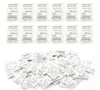 KASURE 250 Piezas Silica Gel Bolsitas 1g Gel de Silice Bolsitas Antihumedad Bolsas Antihumedad, Deshumidificada Gel De Silice Antihumedad, Para Armarios, Zapatos, Etc