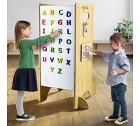 KASVAA - Torre de Aprendizaje Montessori - Incluye Tobogán, Pizarra con Imán, 4 Juegos Laterales, hasta 75kg - Torre Aprendizaje Montessori