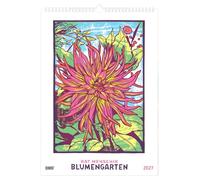 Kat Menschik Blumengarten 2027: Wandkalender 29,7x42 cm mit 12 floralen Illustrationen von Kat Menschik und Spiralbindung