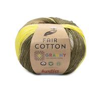 Katıa Fair Cotton Granny de katia ovillos de 150 gramos y 465 metros (Caqui-Crudo (308))