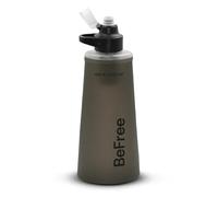 Katadyn BeFree AC 1,0L Black - Filtro de agua resistente para supervivencia y mochileros, con filtro de carbón activado y membrana EZ-Clean™ Ultraligero, duradero y agua potable segura para aventuras