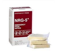 Katadyn NRG-5 - Ración alimentaria de emergencia de 500 g, paquete de 1 (9 barras) listo para comer 2380 kcal, vegano, sin lactosa, sin OMG, supervivencia a largo plazo, preparación para emergencias y