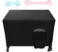 Katai - Tienda de campaña opaca Premium Pack N Play - Accesorios de viaje para cubierta de cuna - con 2 cerraduras de seguridad para bebés