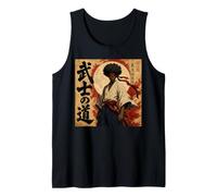 Katana Afro Samurai Warrior Black History Mes, Arte Vintage Camiseta sin Mangas
