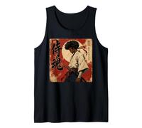 Katana Afro Samurai Warrior Black History Mes, Arte Vintage Camiseta sin Mangas