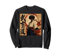 Katana Afro Samurai Warrior Black History Mes, Arte Vintage Sudadera