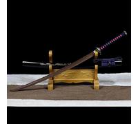 Katana de madera hecha a mano,hoja de palisandro,guardamanos de aleación,espada samurái de madera de 103 cm para Kendo,entrenamiento,cosplay,accesorios,regalos,decoración,coleccionar,exhibición