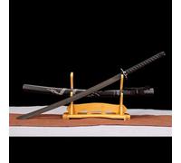 Katana de madera hecha a mano,hoja hecha de bambú,vaina de pintura en aerosol de madera maciza,espada samurái japonesa de madera para cosplay,kendo,iaido,artes marciales,coleccionar,decoración,regalo