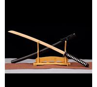 Katana de madera hecha a mano,hoja hecha de bambú,vaina de pintura en aerosol de madera maciza,espada samurái japonesa de madera para cosplay,kendo,iaido,artes marciales,coleccionar,decoración,regalo
